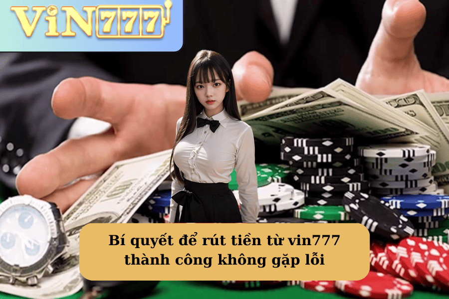 Bí quyết để rút tiền từ vin777 thành công không gặp lỗi